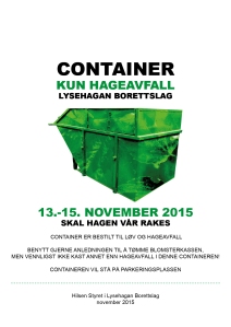 Container november 2015